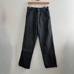 Ozma Made in USA Washed Black Jeans 100% Cotton